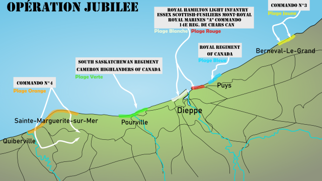 Opération Jubilee Dieppe