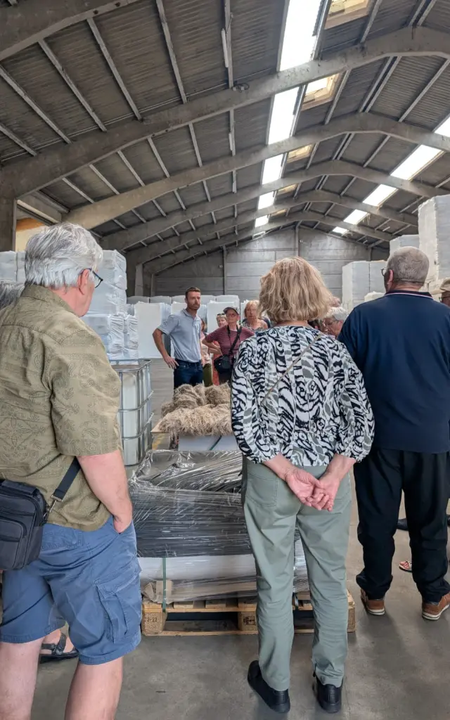 Visite de la linerie de Crosville