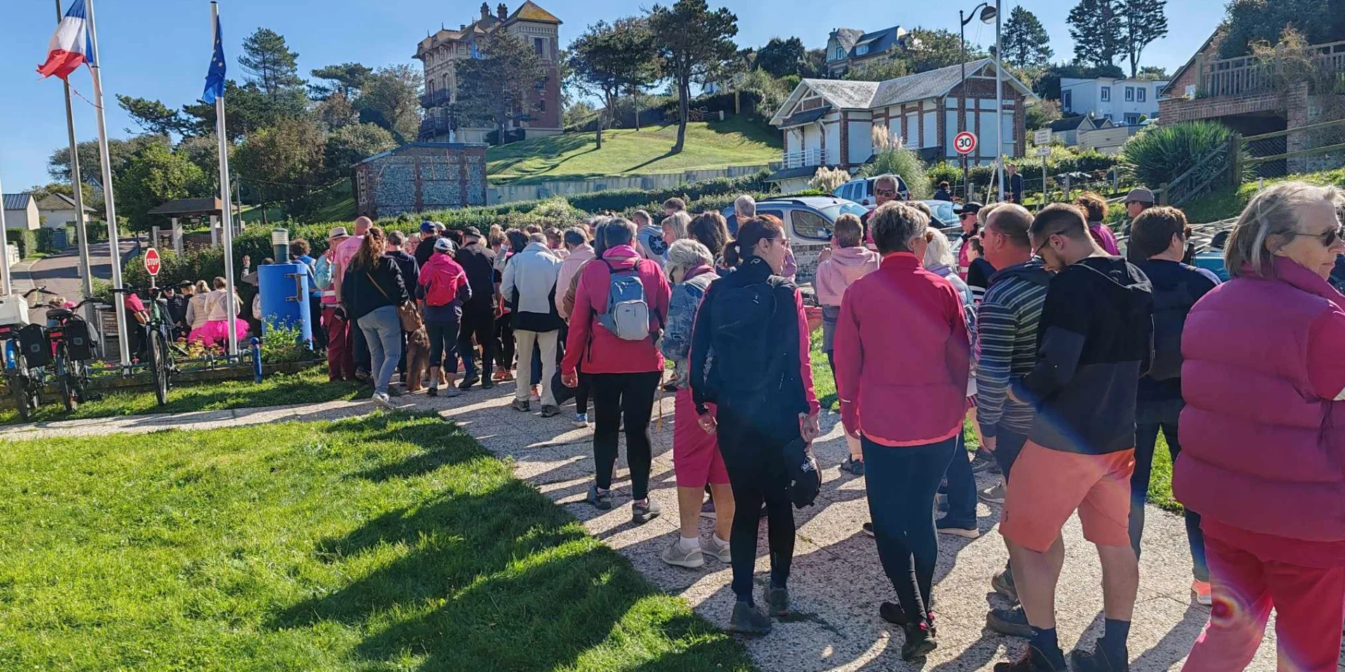 Marche Rose Quiberville-sur-Mer Normandie