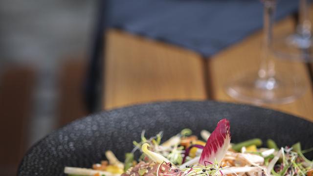 Assiette au restaurant de la Tsermetta