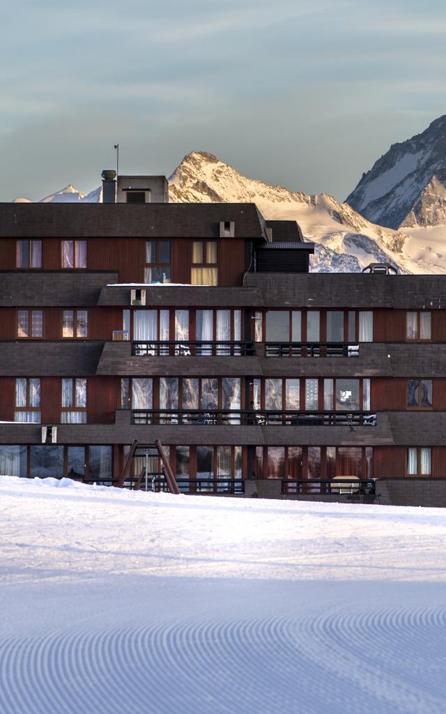 Thyon 2000 en hiver avec la dent-Blanche