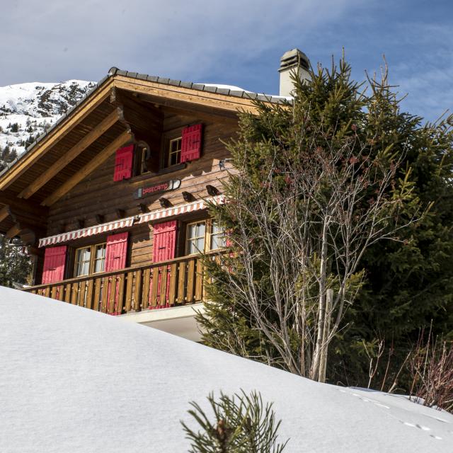 Un chalet à Thyon en hiver