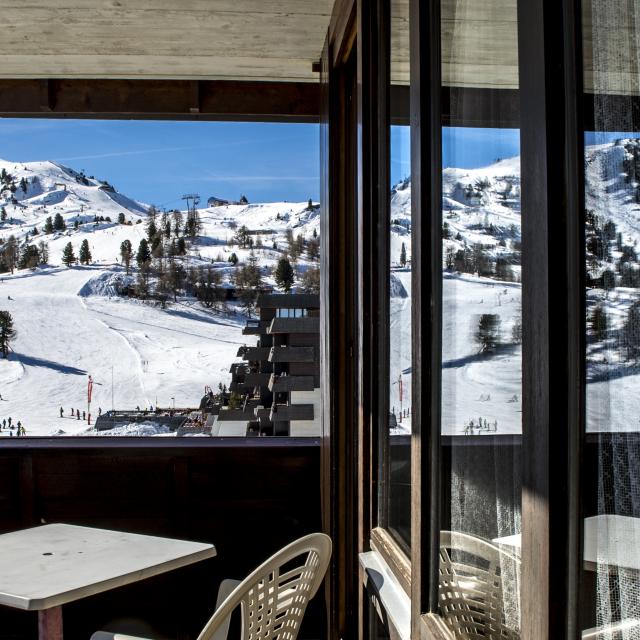 Vue sur le domaine skiable des 4 Vallées depuis Thyon 2000