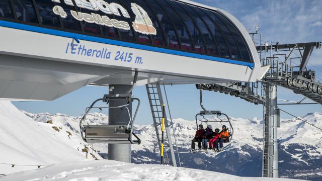 Arrivée de l'Etherolla