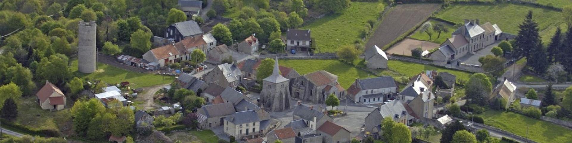 Toulx Sainte Croix Vue Du Ciel ©j. Damase