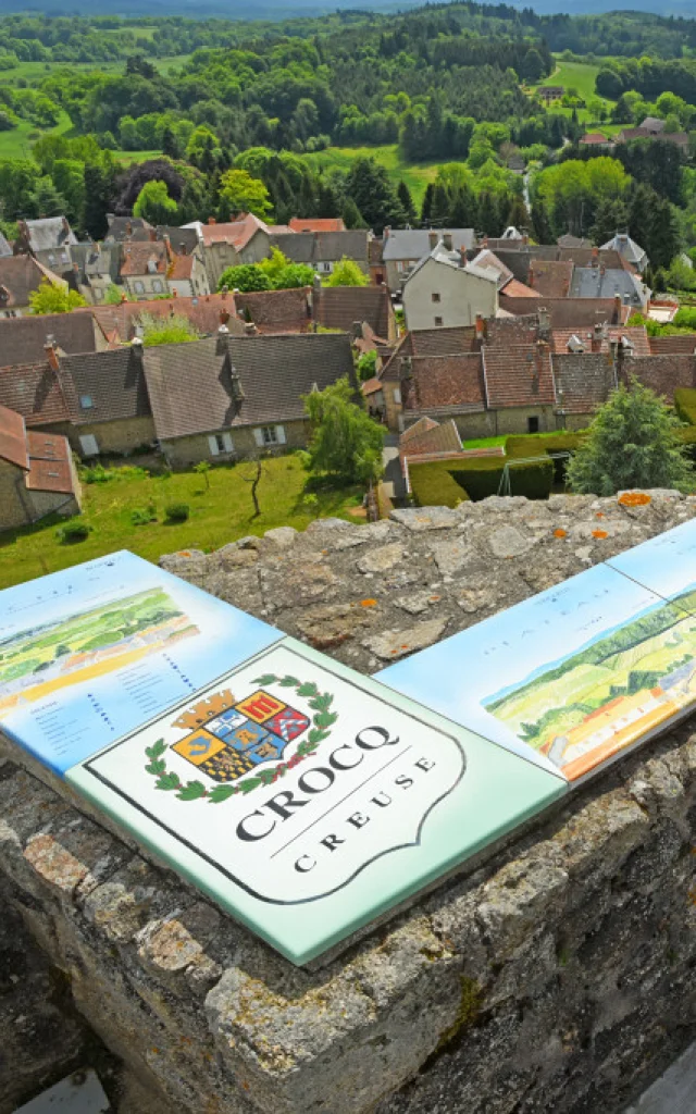 Panorama - Tours de Crocq dans la Creuse