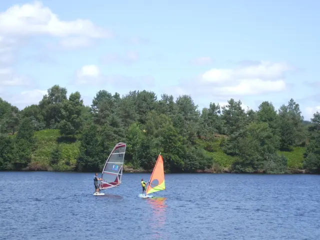 Voile au lac de VAssivière