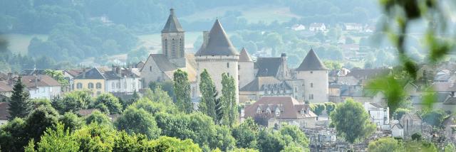 Vue générale de Bourganeuf