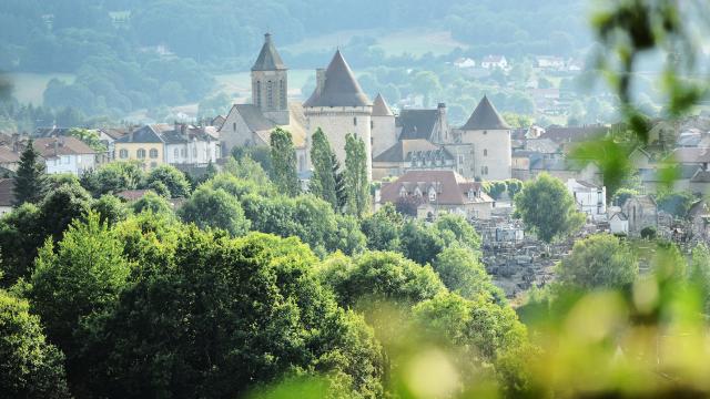 Vue générale de Bourganeuf