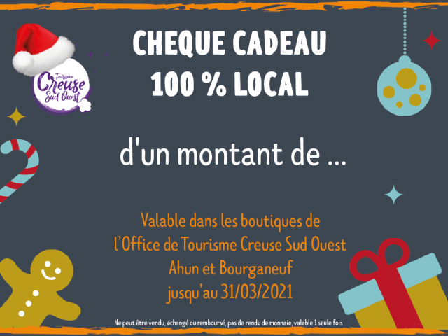 Chèque Cadeau 100 % local OTCSO