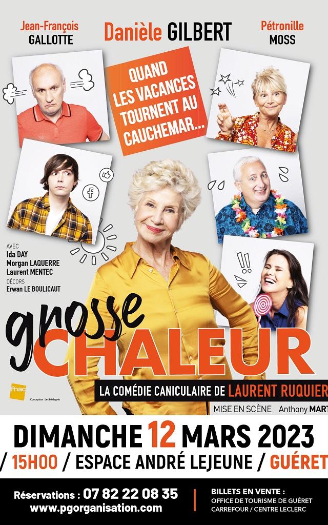 Affiche A5 Recto Grosse Chaleur Gueret 120323