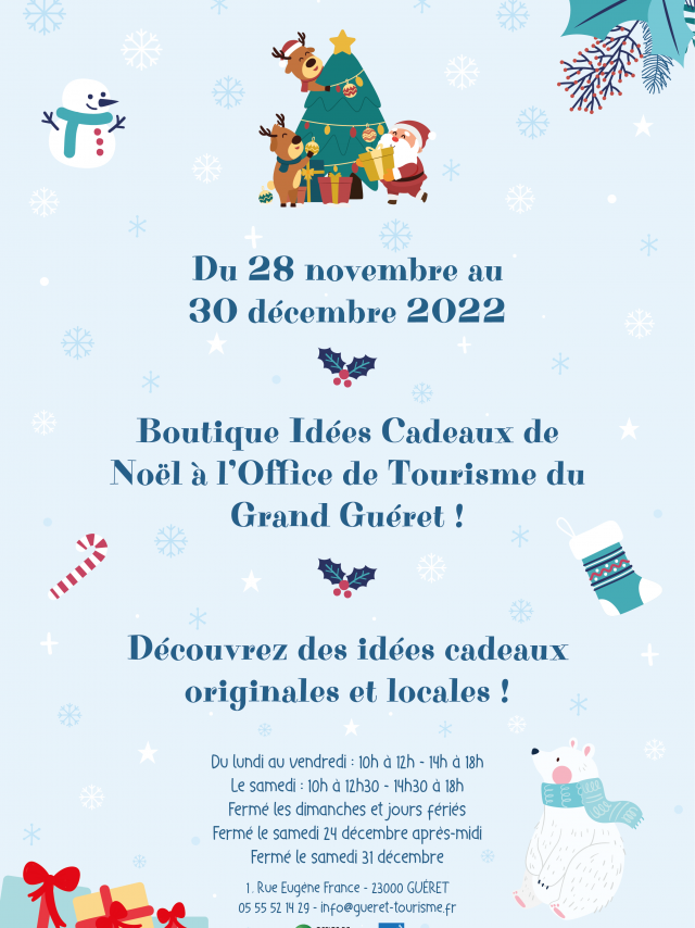 Boutique de Noël - Office de Tourisme du Grand Guéret