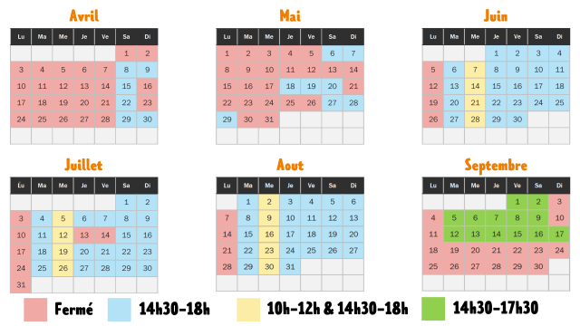 Horaire Tour Zizim 2023