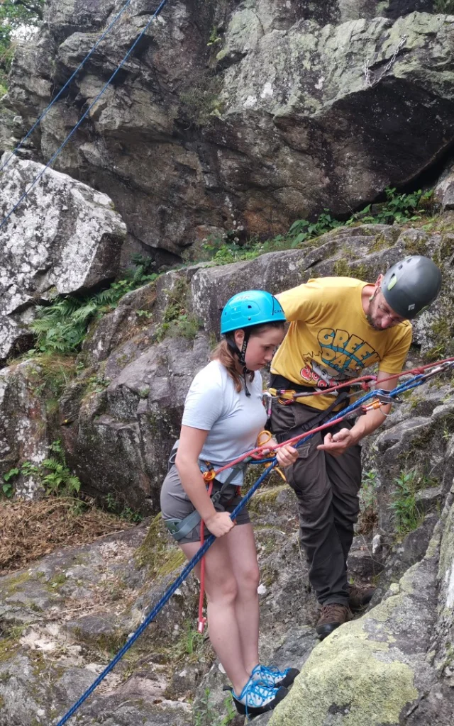 Escalade site du Verger Bourganeuf