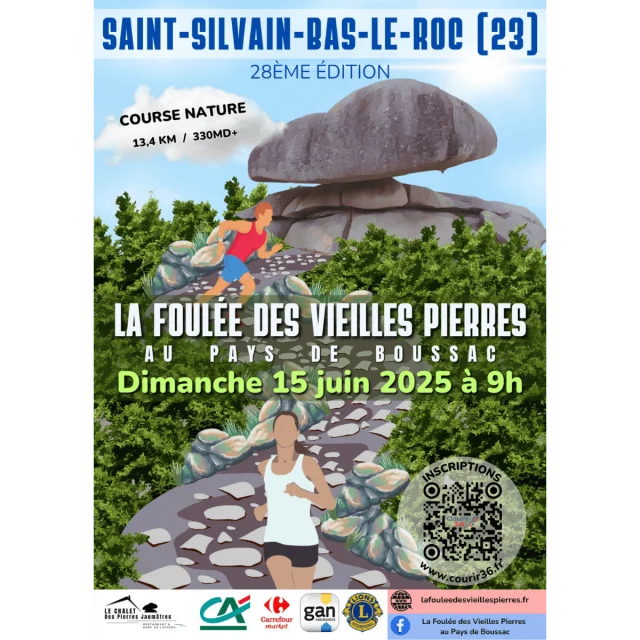 La Foulée des Vieilles Pierres 2025 - Affiche