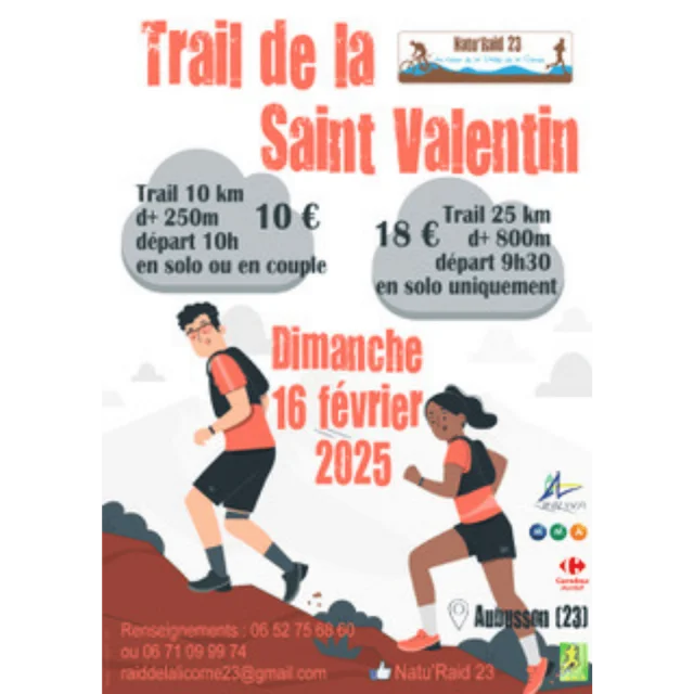 Trail de la Saint Valentin 2025 - Affiche
