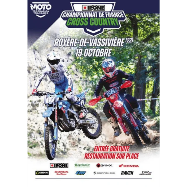 Championnat de France Cross Country 2025 - Affiche