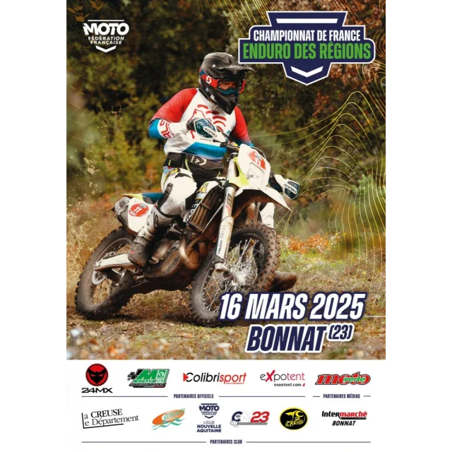 Championnat de France enduro 2025 - Affiche