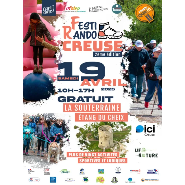 Festi Rando Creuse 2025 - Affiche