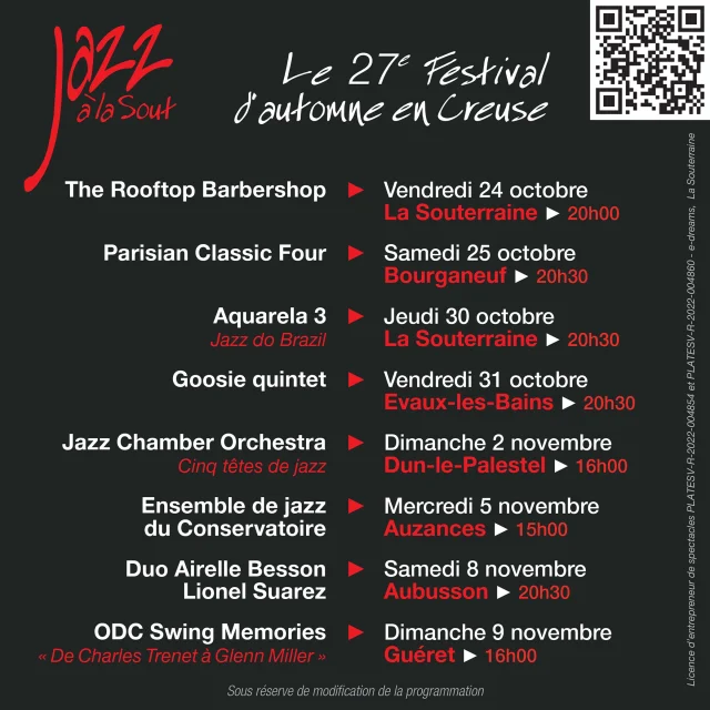 Jazz à La Sout 2025 - Programme