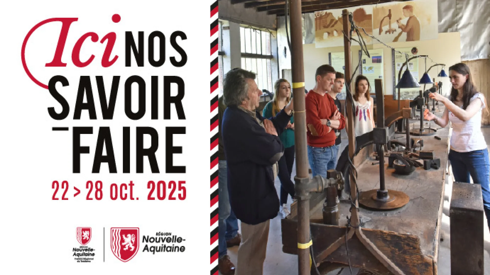 Ici nos savoir-faire, évènement Nouvelle Aquitaine autour des visites d'entreprises et d'ateliers d'artisans en Creuse