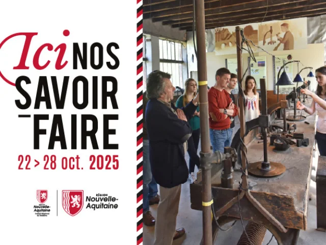Ici nos savoir-faire, évènement Nouvelle Aquitaine autour des visites d'entreprises et d'ateliers d'artisans en Creuse