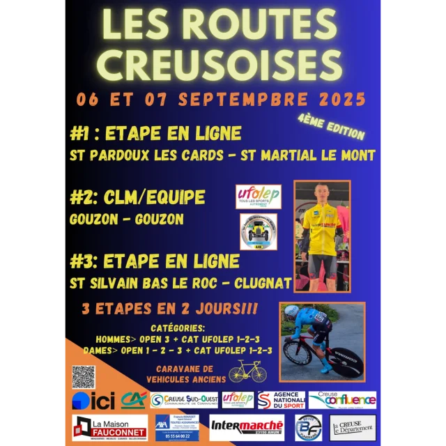 Les Routes Creusoises 2025 - Affiche