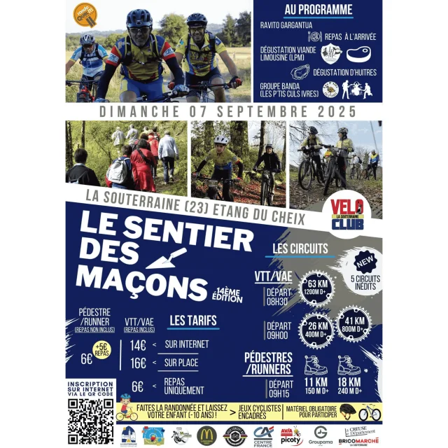 Sentier des maçons 2025 - Affiche