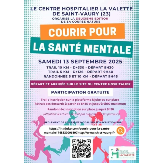 Trail du CH La Valette 2025 - Affiche