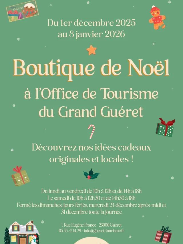 Boutique de Noël - Office de Tourisme du Grand Guéret