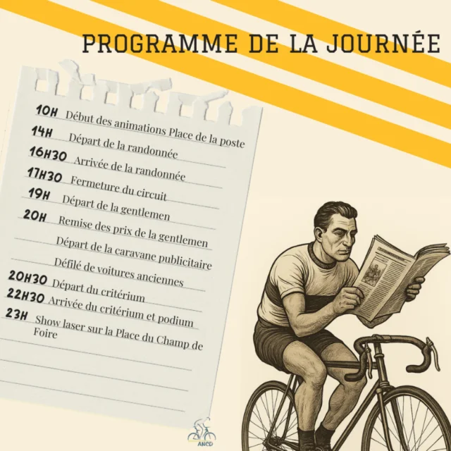 Critérium Cycliste Dun-le-Palestel - Programme 2025