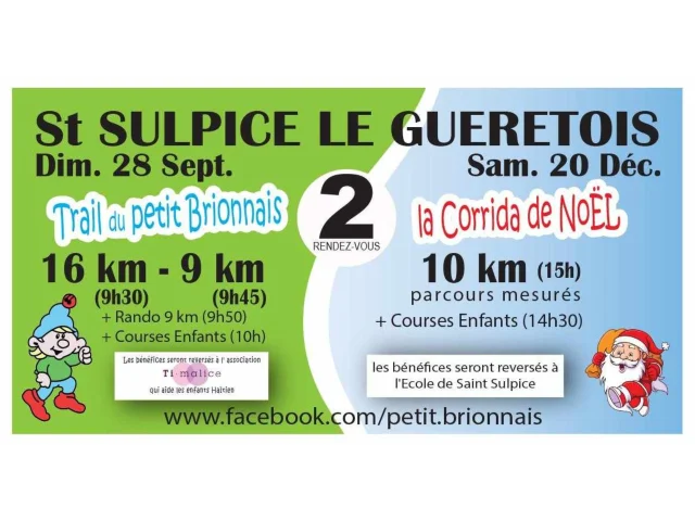 Corrida de Noel du Petit Brionnais 2025 - Affiche