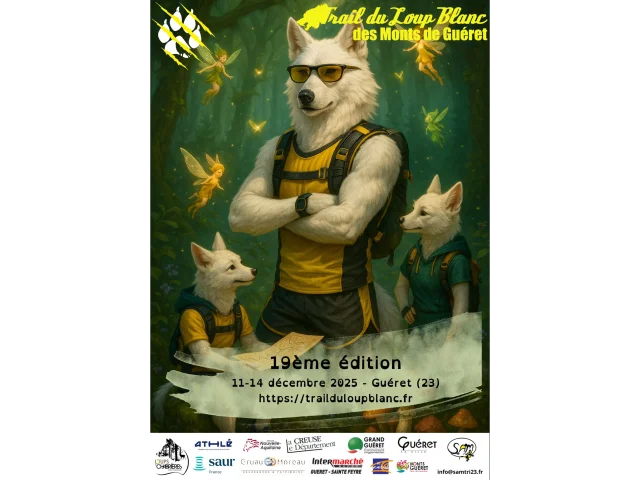 Trail du Loup Blanc 2025 - Affiche