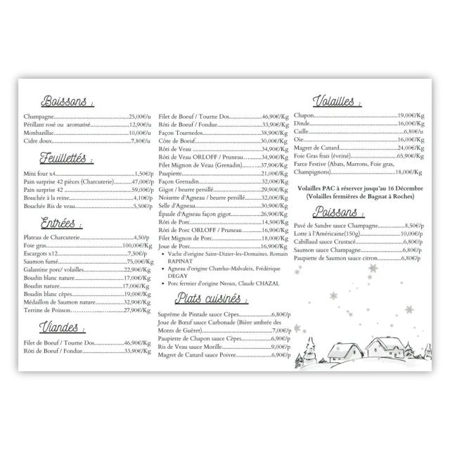 Boucherie - La Genouillacoise - 2