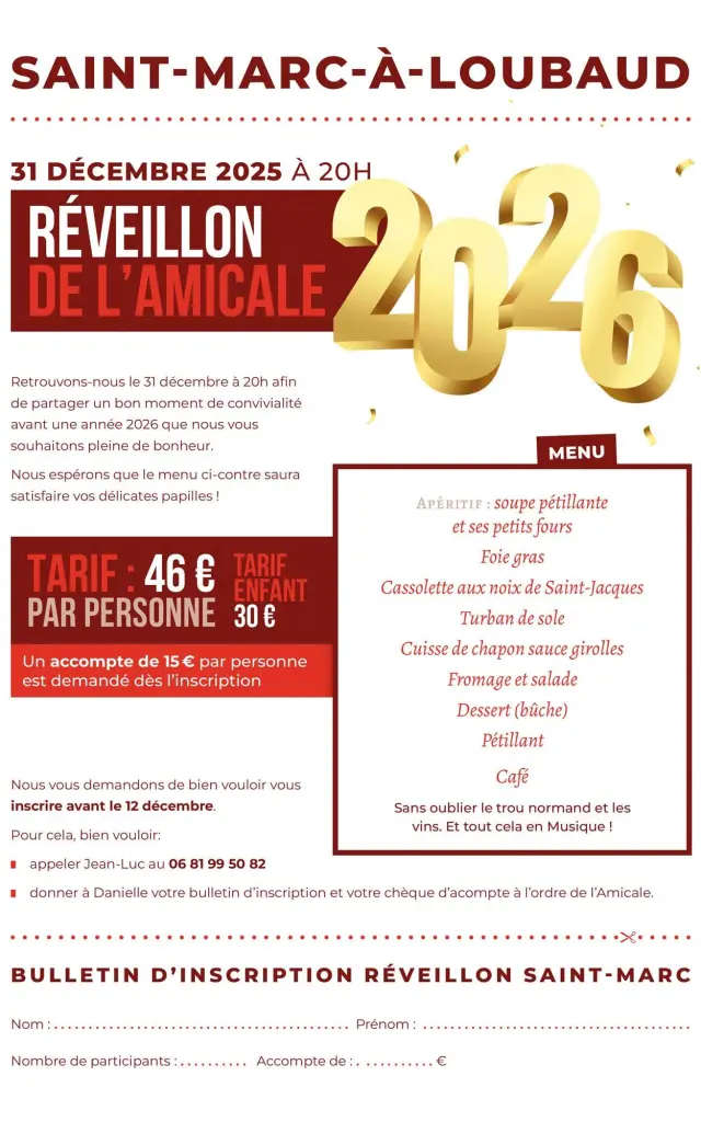 Réveillon - Saint-Marc-à-Loubaud