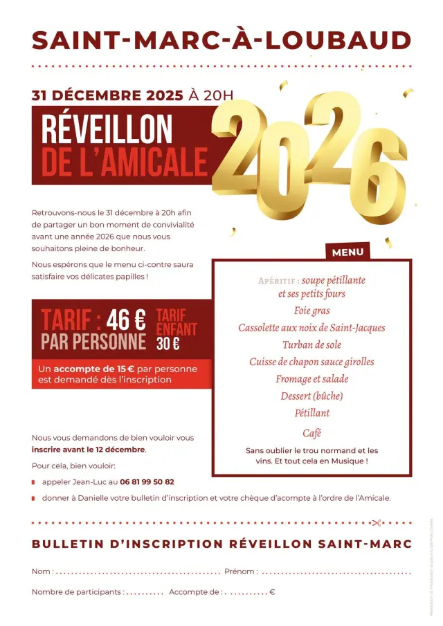 Réveillon - Saint-Marc-à-Loubaud