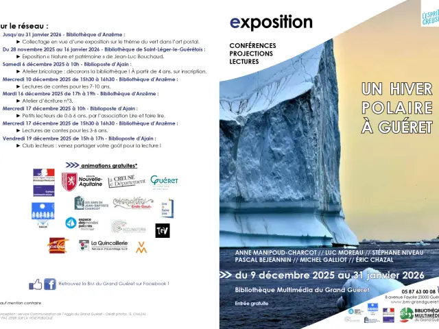 Dépliant - Un hiver polaire à Guéret