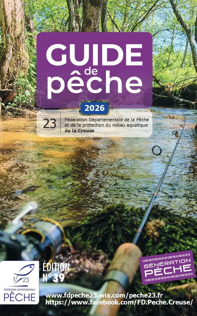 Guide de pêche Creuse 2026