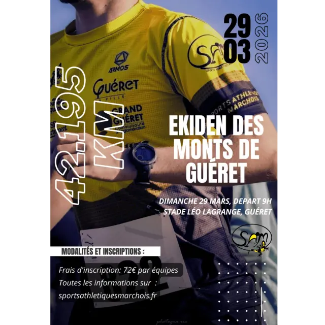 Affiche 2026 - Ekiden des Monts de Guéret