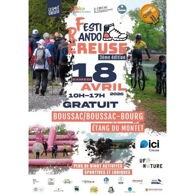 Affiche 2026 - Festi Rando Creuse