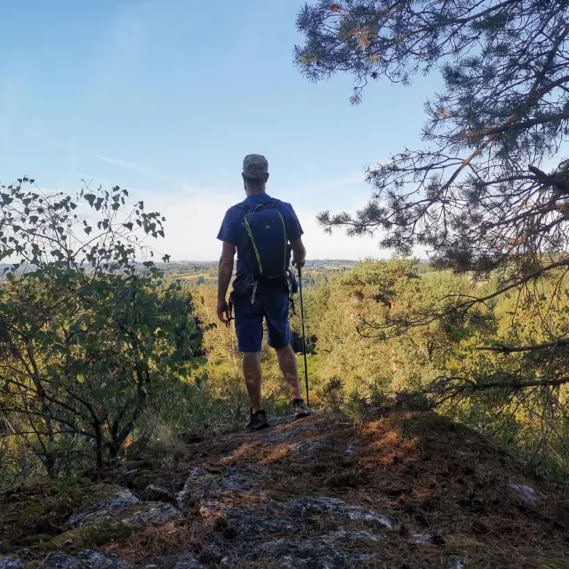 Randonnée Bois des Boeufs Roches de Mazuras Creuse Sud Ouest