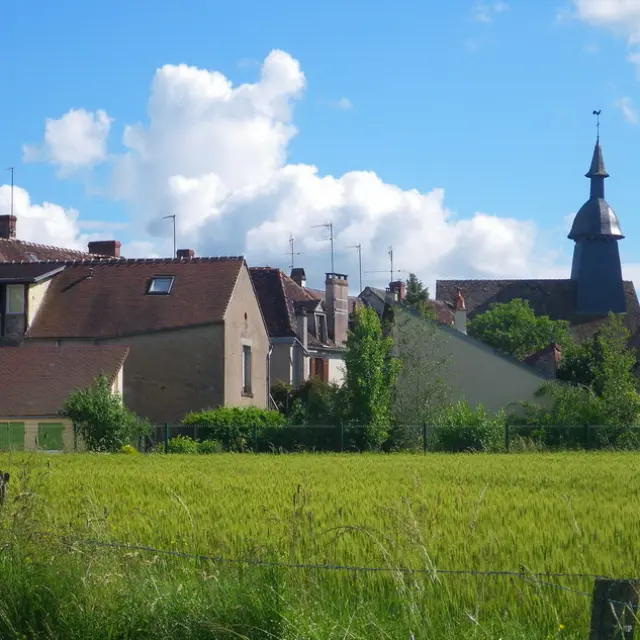 Vue Du Bourg Rte Cimetiere