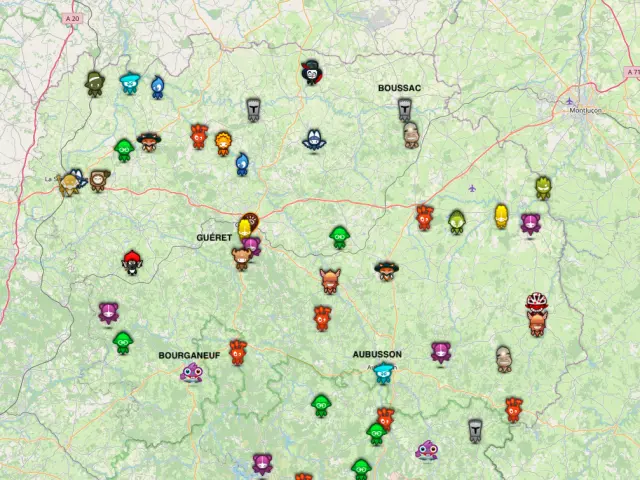 Carte de situation Parcours Terrà Aventura - printemps 2026