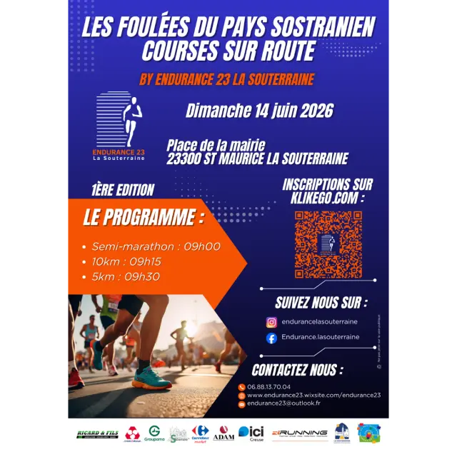 Les Foulées du Pays Sostranien - Affiche 2026