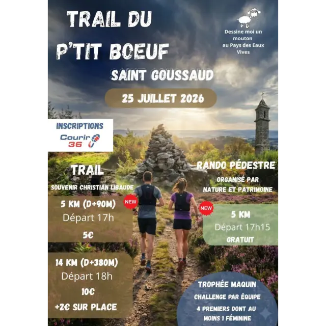 Trail du P'tit Boeuf - Affiche 2026
