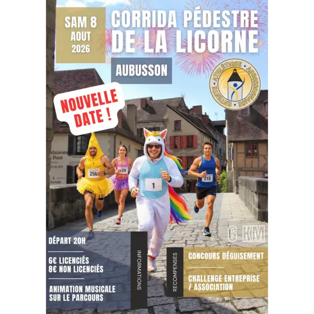 Corrida pédestre de La Licorne - Nouvelle Affiche 2026