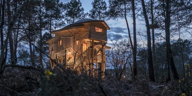 Cabanes du Center Parcs le Bois aux Daims