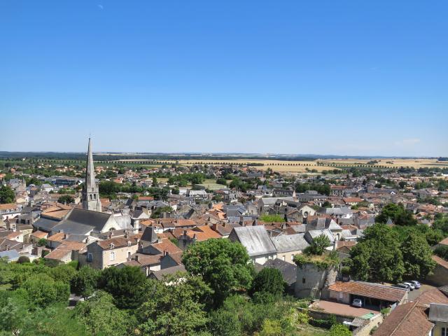 Vue sur Loudun depuis la Tour Carrée