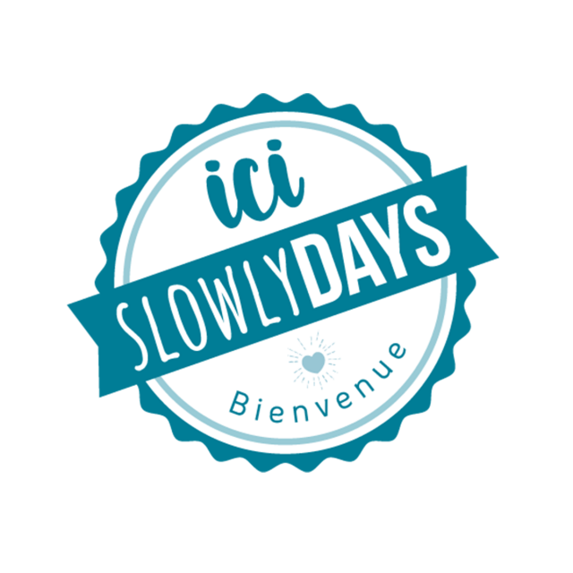 Estampille Slowlydays Fond Blanc