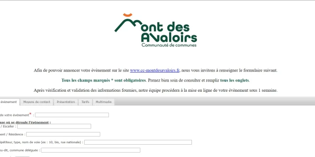 Formulaire Avaloirs